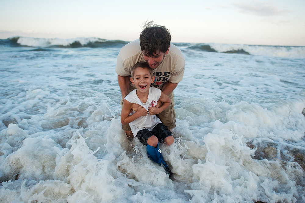 splash in the waves of the Atlantic Ocean 2